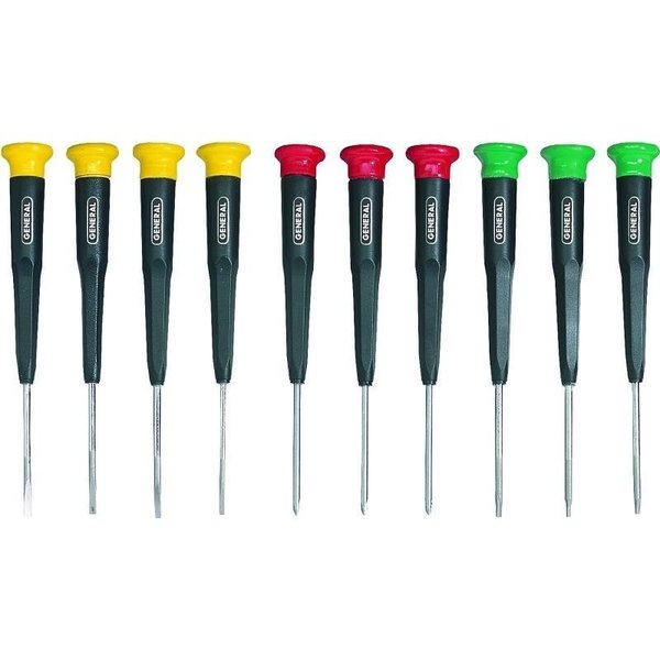 General Tools Screwdriver Set, Steel 690